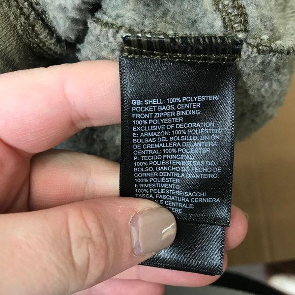 THE NORTH FACE ~ MENS XL ~ GREEN 1/4 ZIP PULLOVER SWEATER JACKET - Picture 5 of 5